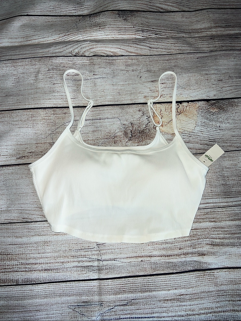 aerie Ribbed Skinny Strap Bikini Top